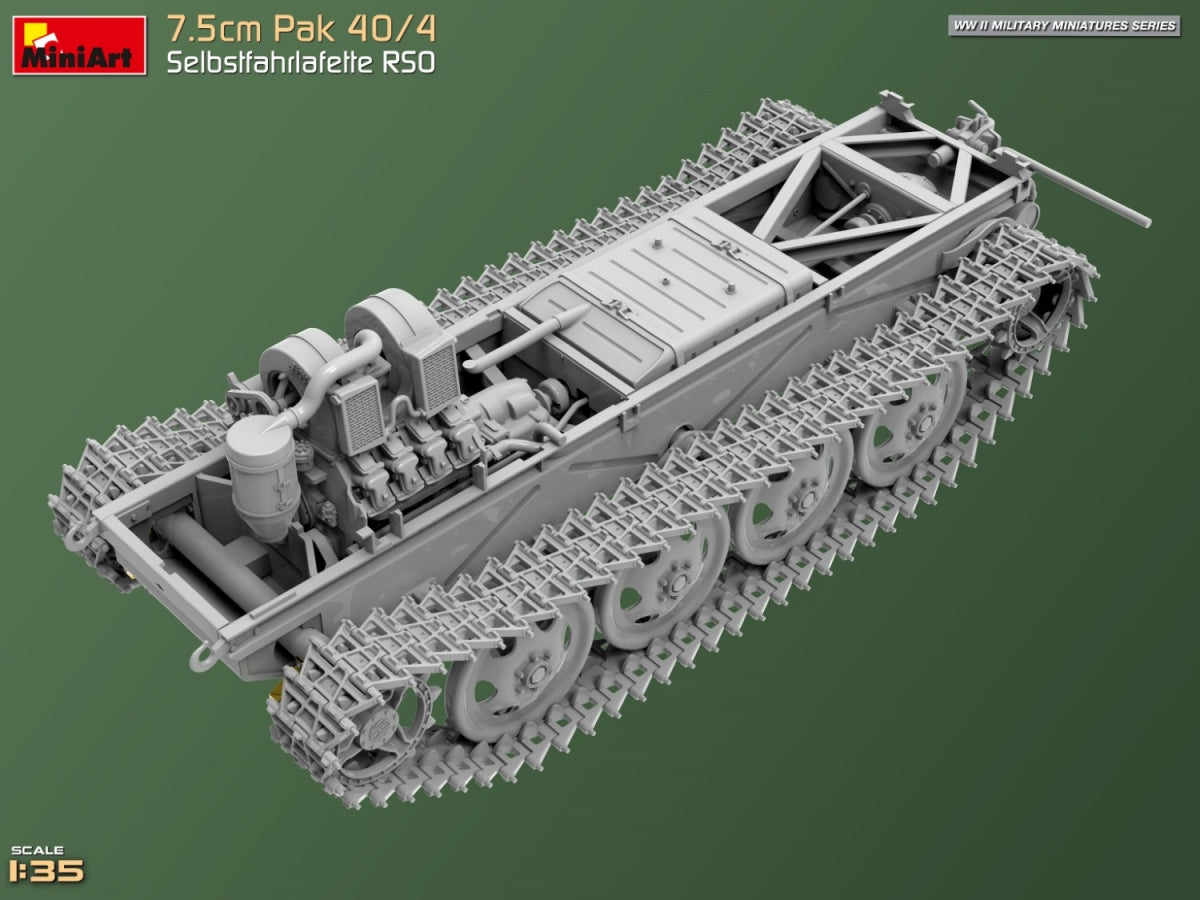 MiniArt 35483 7.5cm Pak 40/4. Selbstfahrlafette RSO 1/35 – zdjęcie 11