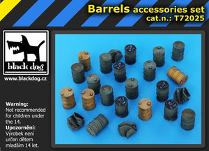 Black Dog T72025 Barrels accessories set 1/72 – zdjęcie 2