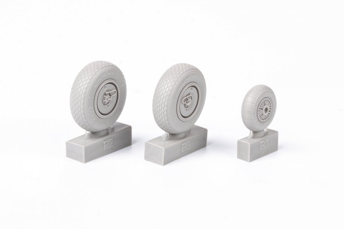 Eduard 648687 Ar 234B wheels HOBBY 2000, HASEGAWA 1/48 – zdjęcie 4