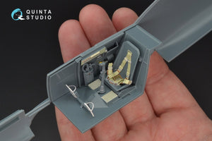 Quinta Studio QD32047 Bf 109E-1 3D-Printed &amp;amp; coloured Interior on decal paper (for Eduard kit) 1/32 – zdjęcie 4