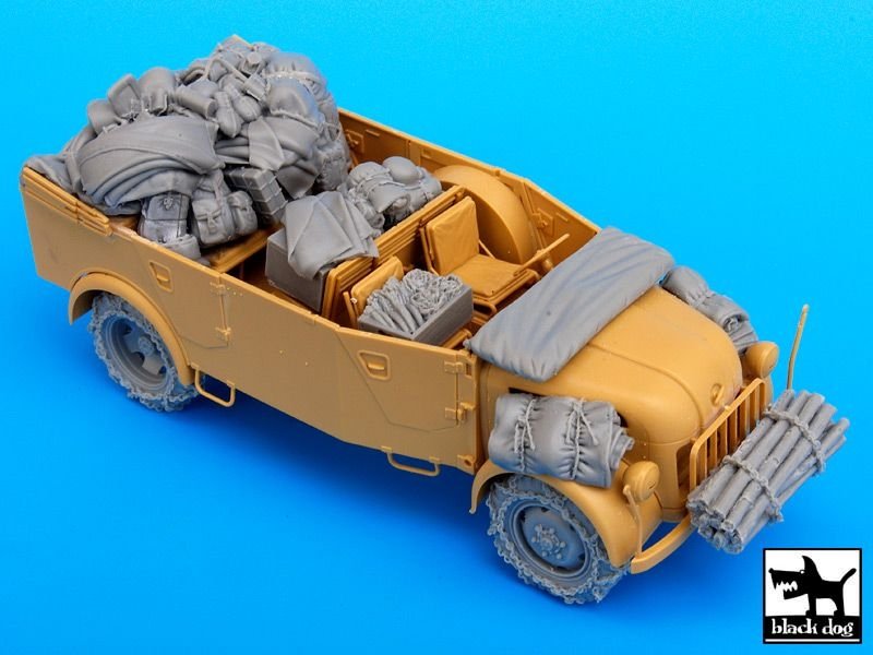 Black Dog T35042 German Steyr 1500Abig accessories set 1/35 – zdjęcie 3