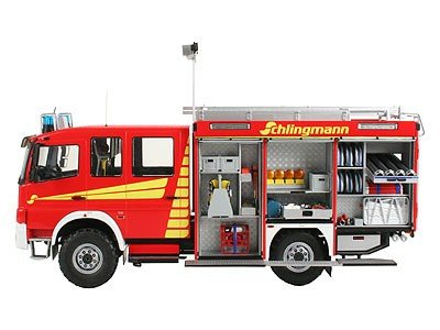 Revell 07586 Schlingmann TLF 16/25 Mercedes Benz Atego 1529 AF 1/24 – image 2