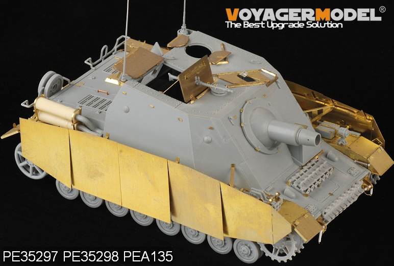 Voyager Model PEA135 WWII German Sturmpanzer IV Brummbar Mid Version Side Skirts (For DRAGON 6460) 1/35 – zdjęcie 2