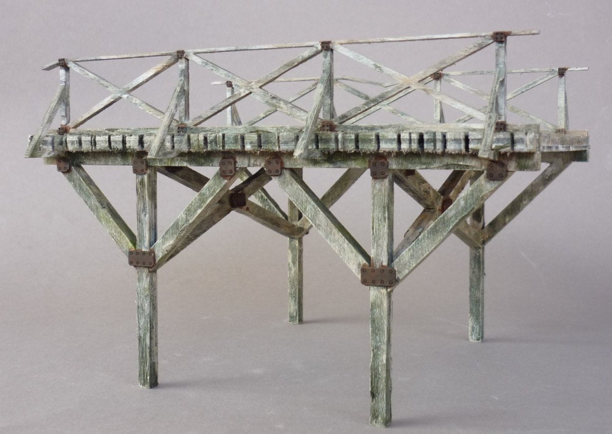 RT-Diorama 35546 Wooden bridge 1/35 – zdjęcie 8
