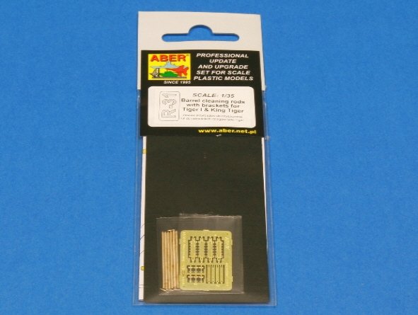Aber R-31 Barrel cleaning rods with brackets for Tiger I &amp;amp; King Tiger 1/35 – zdjęcie 3