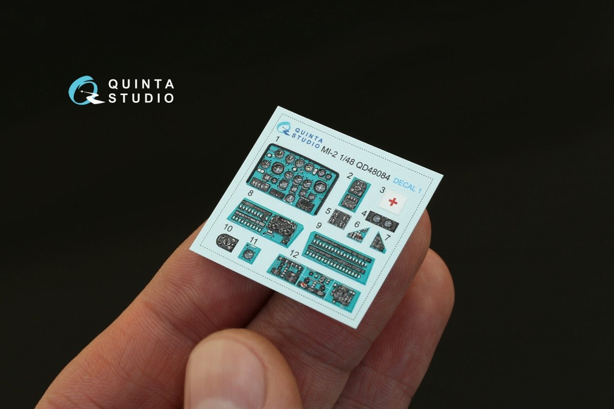 Quinta Studio QD48005 La-5 3D-Printed &amp;amp; coloured Interior on decal paper (for Zvezda kit) 1/48 – Bild 8