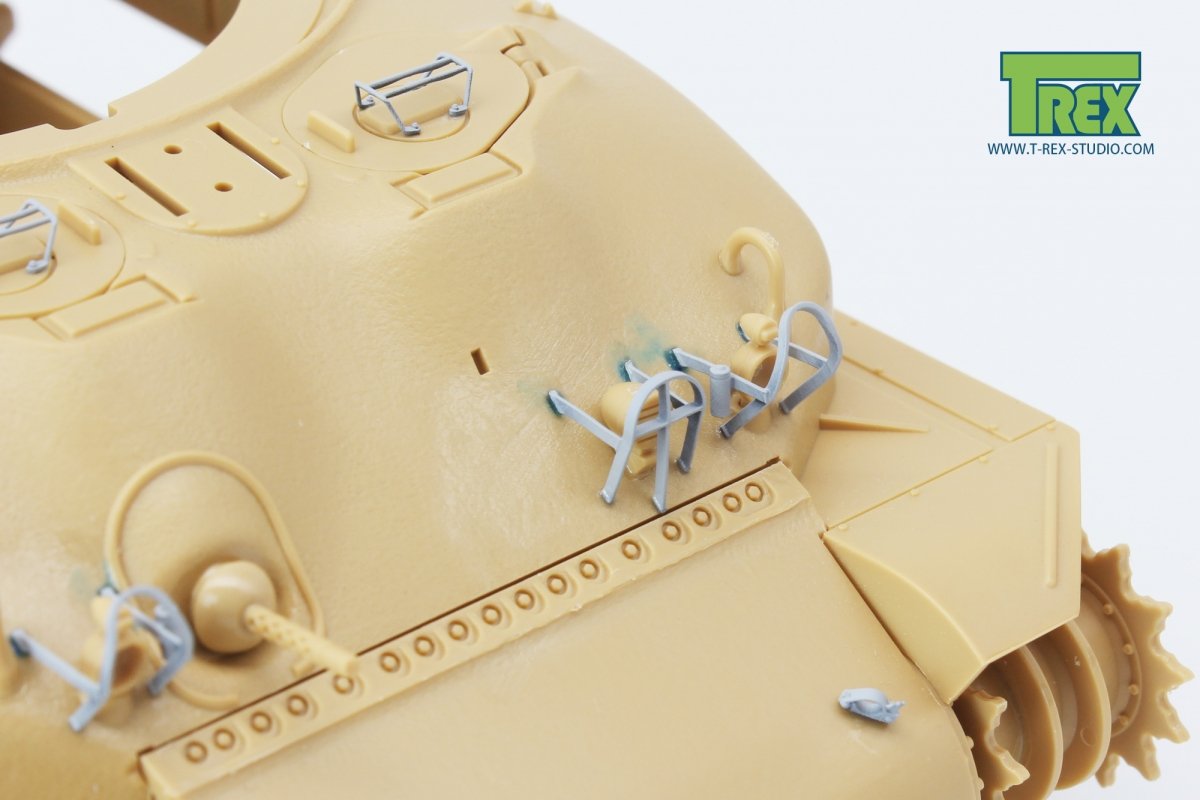 T-Rex Studio TR35023 M4 Sherman Guards Set (for Casted Hull) can support 2 tanks 1/35 – zdjęcie 4