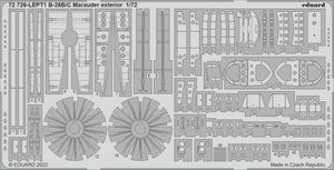 Eduard 72726 B-26B/ C Marauder exterior HOBBY 2000, HASEGAWA 1/72 – zdjęcie 2