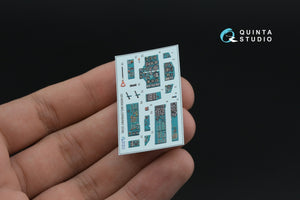 Quinta Studio QD+48558 MiG-25RB/MiG-25RBT 3D-Printed &amp;amp; coloured Interior on decal paper (ICM) (with 3D-printed resin parts) 1/48 – zdjęcie 4