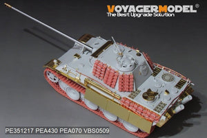 Voyager Model PE351217 WWII German Panther G early ver.Basic (For MENG TS-052) 1/35 – zdjęcie 3