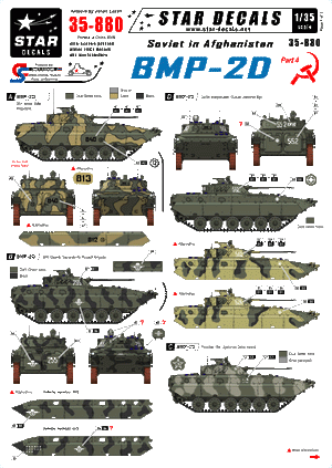 Star Decals 35-880 Soviet in Afghanistan part 4 1/35