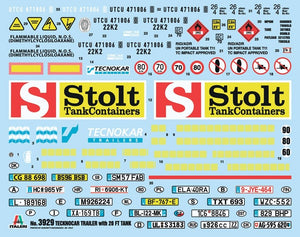 Italeri 3929 TECNOKAR TRAILER WITH 20 TANK 1/24 – image 2