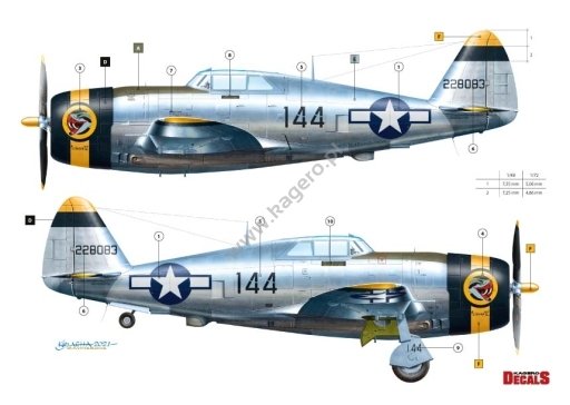 Kagero KD48006 Republic P-47 Thunderbolt D 1/48 – zdjęcie 5