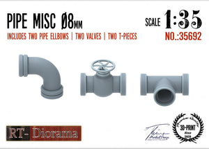 RT-Diorama 35692 Pipe Misc. 8mm 1/35 – image 2