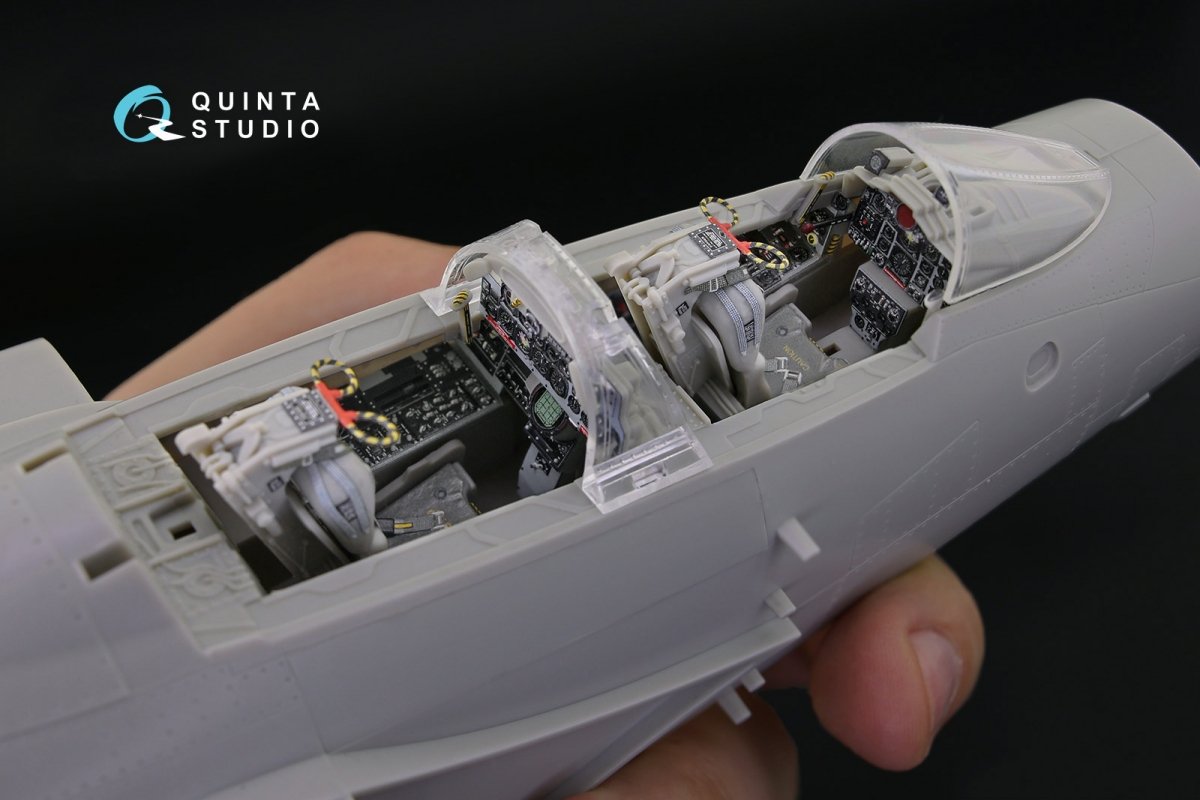 Quinta Studio QD32035 F-4C 3D-Printed &amp;amp; coloured Interior on decal paper (for Tamiya kit) 1/32 – zdjęcie 7