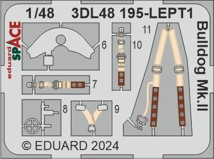 Eduard 3DL48195 Bulldog Mk. II SPACE AIRFIX 1/48 – zdjęcie 2