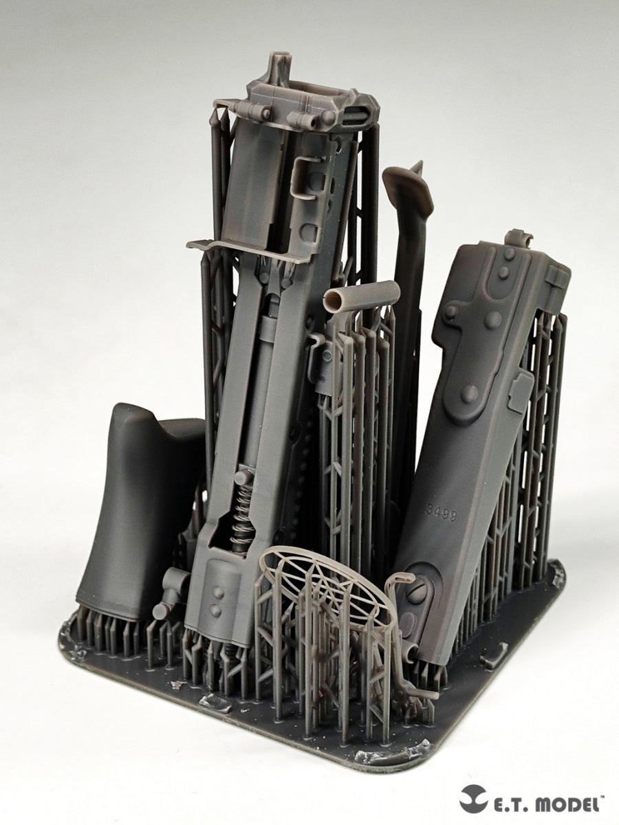 E.T. Model P06-001 WWII German Mg42 Machine Gun &amp;amp; Ammo Box (3D Printed) 1/6 – zdjęcie 9