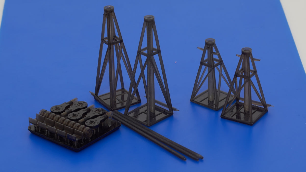 Omask 103204 Jack stand set Luftwaffe (3D print) 1/32 – zdjęcie 3