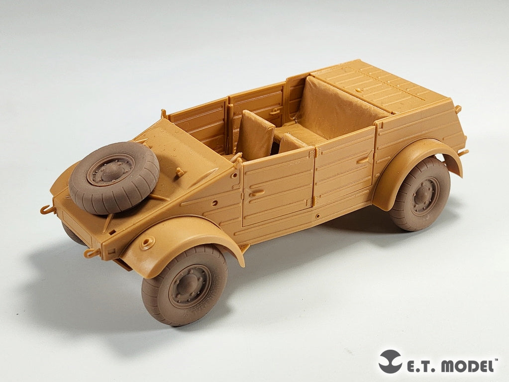 ET Model P35-139 WWII German Kübelwagen Type82 Sagged wheels Balloon tire For TAMIYA Kit 1/35 – image 7