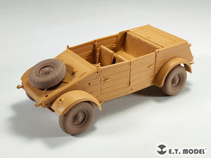 ET Model P35-139 WWII German Kübelwagen Type82 Sagged wheels Balloon tire For TAMIYA Kit 1/35 – image 7