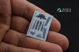 Quinta Studio QD72011 Su-27SM 3D-Printed &amp;amp; coloured Interior on decal paper (for Zvezda kit) 1/72 – zdjęcie 5