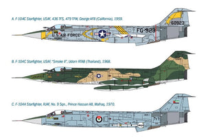 Italeri 1359 F-104 A/C STARFIGHTER 1/72 – zdjęcie 2