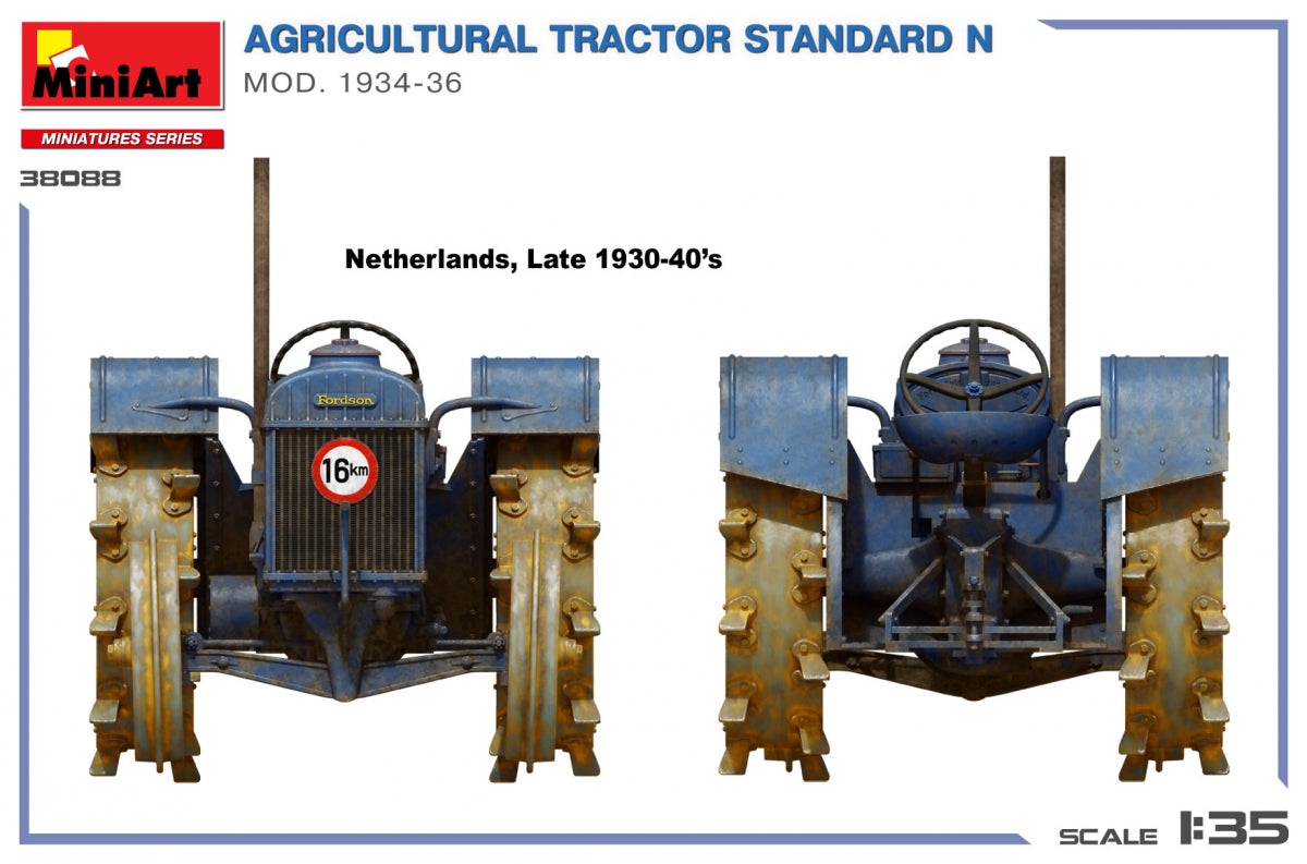 MiniArt 38088 Agricultural Tractor Standard N Mod. 1934-36 1/35