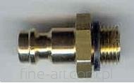 Harder &amp;amp; Steenbeck 262147 Złącze męskie 5.0mm gwint 1/8&amp;quot;