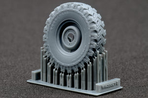 ScaleX WM 35021S L. Rover 88 7.5 big Sagged wheel set (for AK-Interactive) 1/35