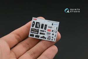 Quinta Studio QD24004 Hummer H1 3D-Printed &amp;amp; coloured Interior on decal paper (MENG) 1/24 – zdjęcie 4