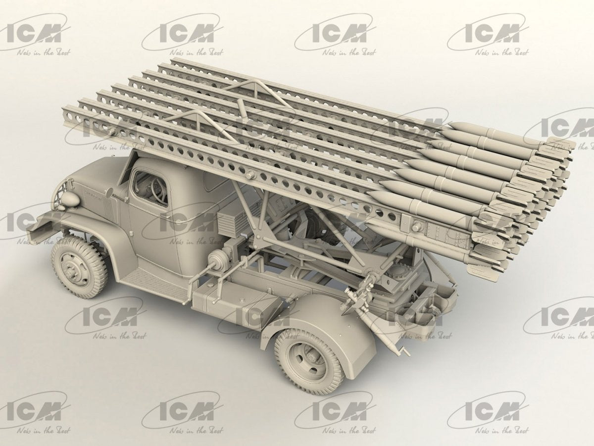 ICM 35596 BM-13-16 on G7107 chassis with Soviet crew 1/35 – image 5