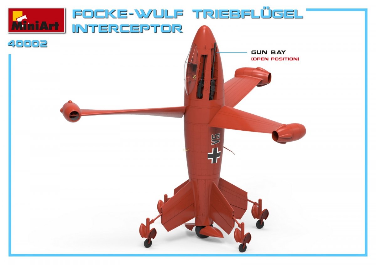 MiniArt 40002 FOCKE WULF TRIEBFLUGEL INTERCEPTOR 1/35 – Bild 7