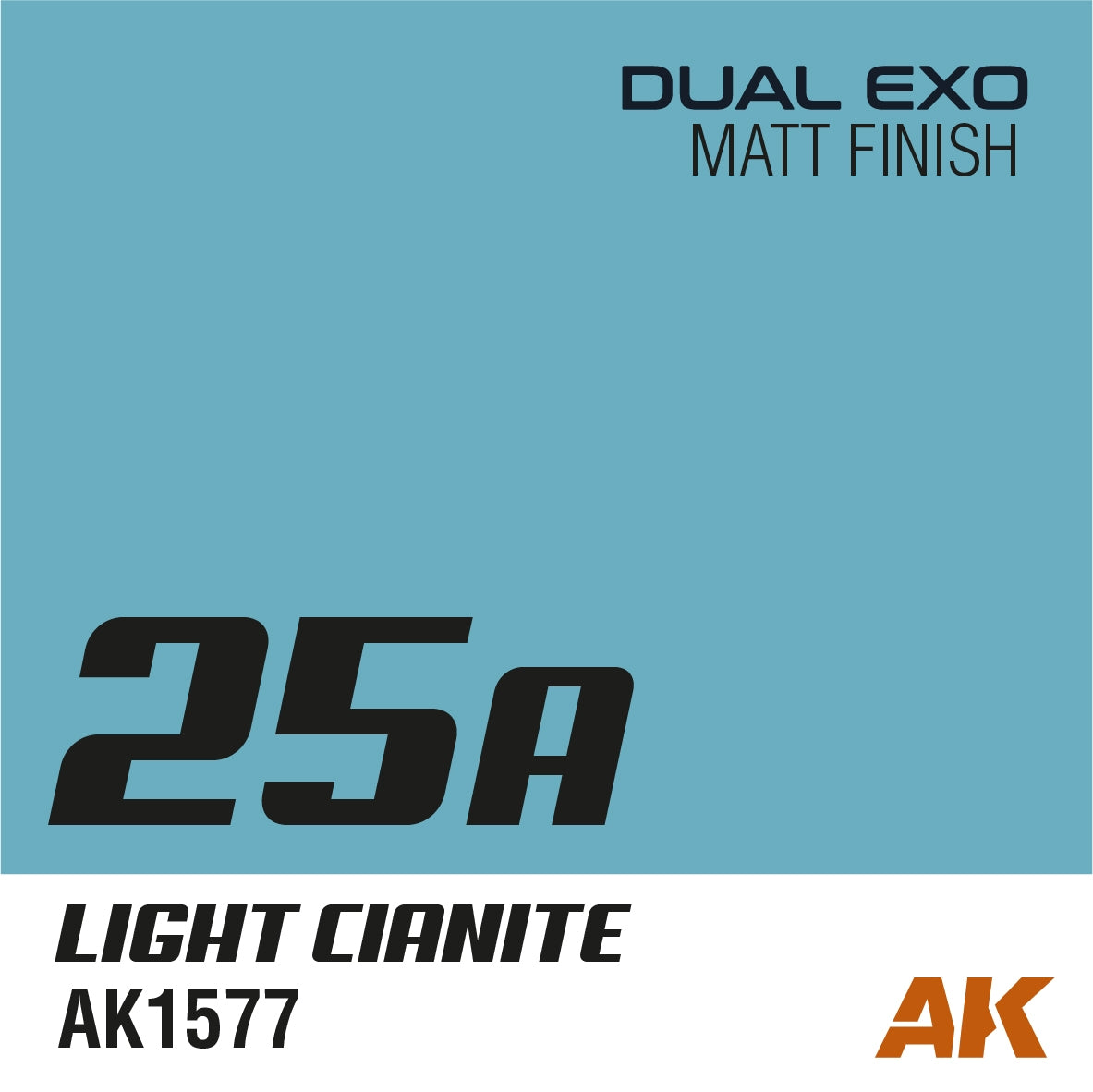 AK Interactive AK1577 DUAL EXO SCENERY 25A – LIGHT CIANITE 60ML – zdjęcie 2