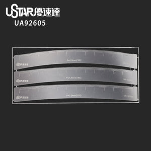U-Star UA-92605 Proportional Hole Spacing Soft Scale (for curved surface) - Miękka skala proporcjonalnego rozstawu otworów (dla zakrzywionej powierzchni)