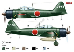 Kagero KD48005 Mitsubishi A6M2 Model 21 1/48 – immagine 4