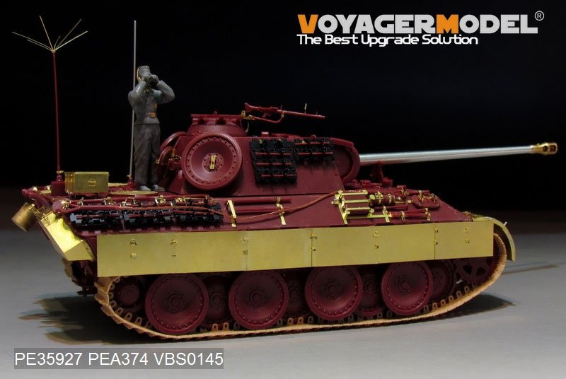 Voyager Model PE35927 WWII German Panther A Late Version For MENG TS-035 1/35 – zdjęcie 2