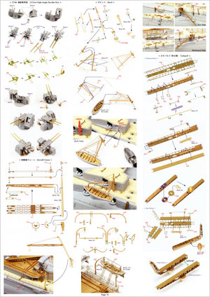 Pontos 35029F1 IJN NAGATO 1941 Detail Up Set 1/350 – zdjęcie 24