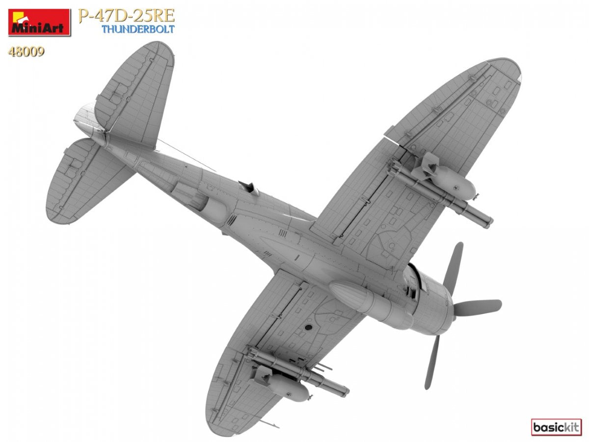 MiniArt 48009 P-47D-25RE THUNDERBOLT. BASIC KIT 1/48 – zdjęcie 10