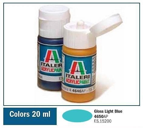 Italeri 4650AP GLOSS LIGHT BLUE 20ml