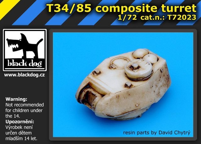 Black Dog T72023 T34 / 85 composite turet for Dragon, Trumpeter 1/72 – Bild 2