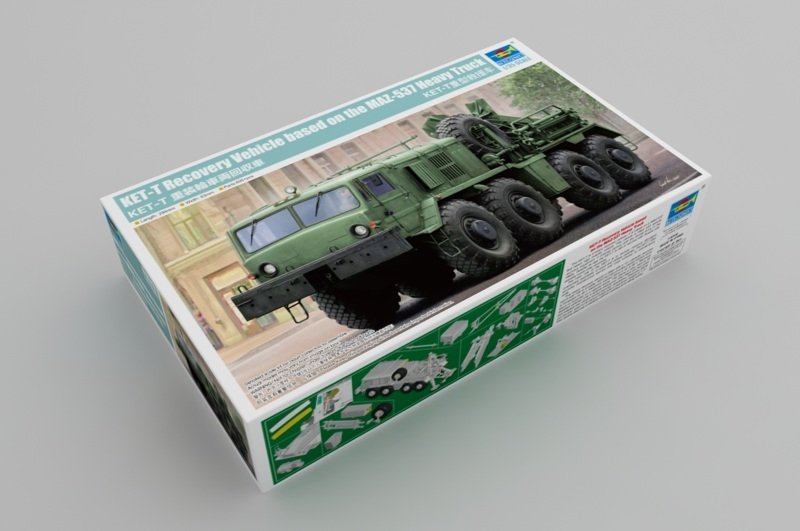 Trumpeter 01079 KET-T Recovery Vehicle Based on MAZ-537 Heavy Truck 1/35 – zdjęcie 2