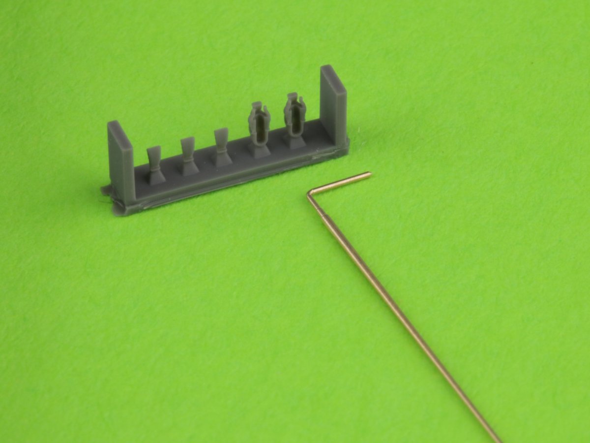 Master GM-72-017 German WWII folding 2m rod antenna (for early PzKpfw II-IV) (1pc) 1/72 – zdjęcie 4