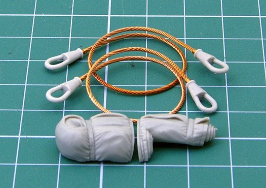 Eureka XXL ER-3556 Towing cables for T-54 1/35 – zdjęcie 2