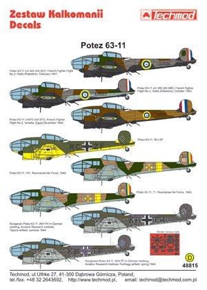 Techmod 48815 - Potez 63-11 1/48 – immagine 2