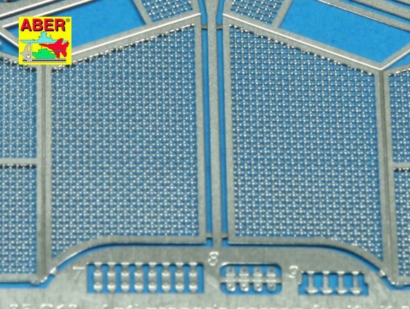 Aber 35G19 Anti grenade screen for KwK 38 Lavete 1/35 – zdjęcie 2