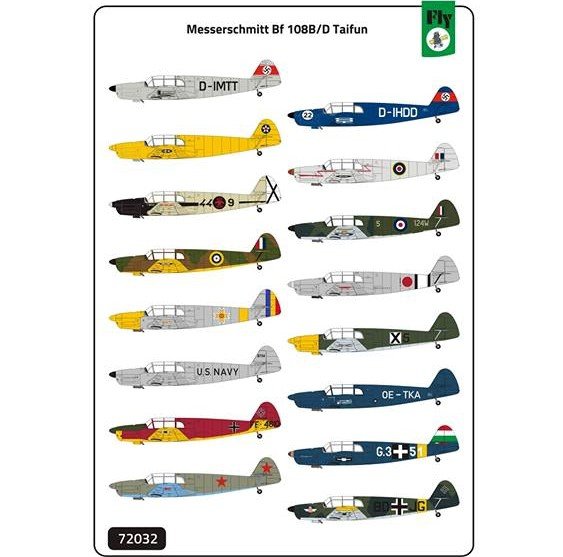 Fly 72032 Messerschmitt Bf 108B/D Taifun 1/72 – zdjęcie 4