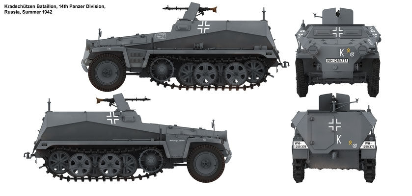 Das Werk DW16018 Sd.Kfz. 250/1 Ausf. A 1/16 – zdjęcie 3