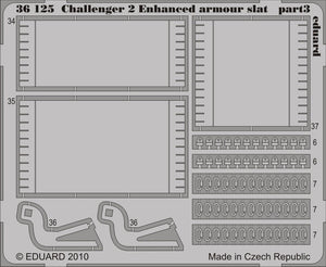 Eduard 36125 Challenger 2 Enhanced armour slat 1/35 Trumpeter – zdjęcie 3