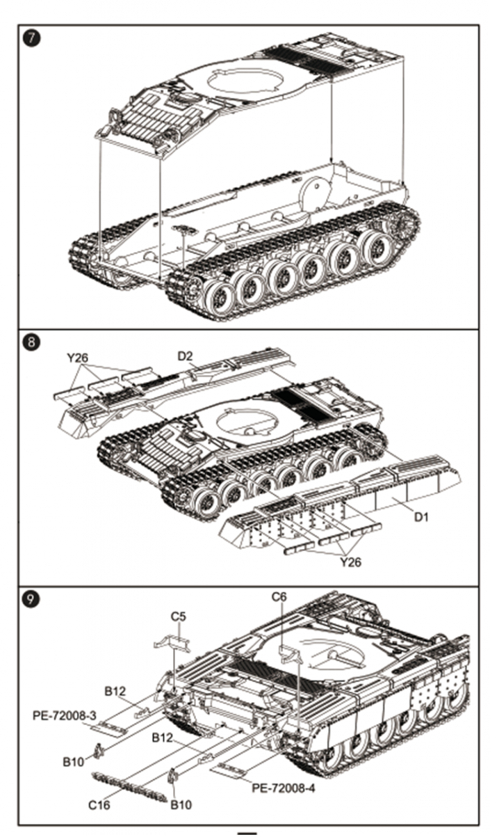 Modelcollect UA72193 Soviet T-80 Main Battle Tank 1970S-1990S N in1 1/72 – image 20