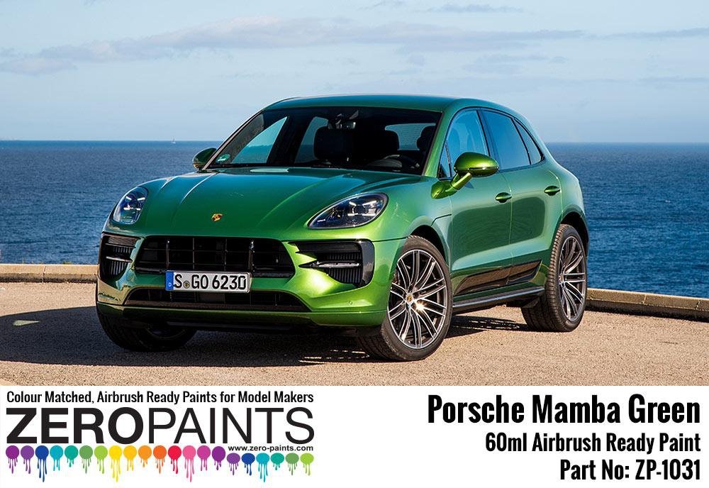 Zero Paints ZP-1031-G Porsche Mamba Green Paint 60ml - M6S